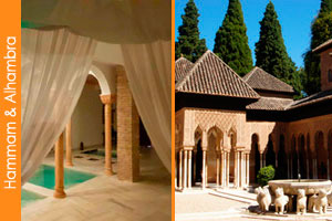 Hammam et Alhambra